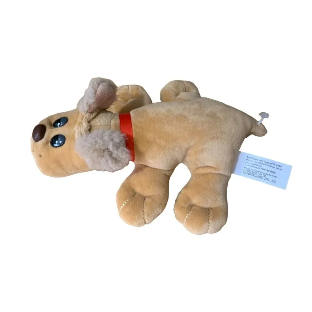 Pound Puppies Plush Stuffed Animal Doll Toy 8 in Tall 2022 Brown Hasbro Dog Pupp - Picture 1 of 5